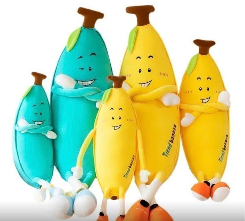 Мягкая игрушка банан с ножками желтая от "Мир Кигуруми"